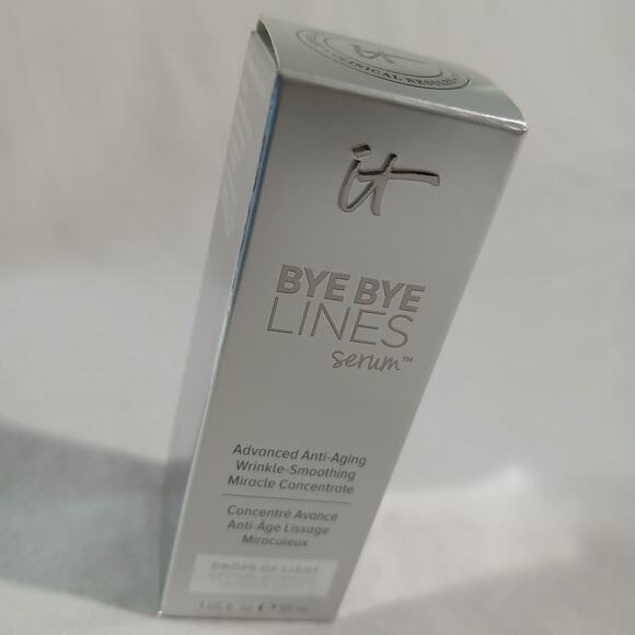 IT BYE BYE LINES SERUM 1 fl oz NIB Advanced Anti-Aging Wrinkle-Smoothing serum - Picture 9 of 9